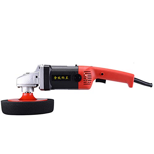 Roscloud@ 220V 1500W Car Waxing Machine Polishing Machine, High Power Super Large Radiator Detachable Handle Double Switch, Ergonomic Design Clean and efficient (color : BLACK, Size : #3)