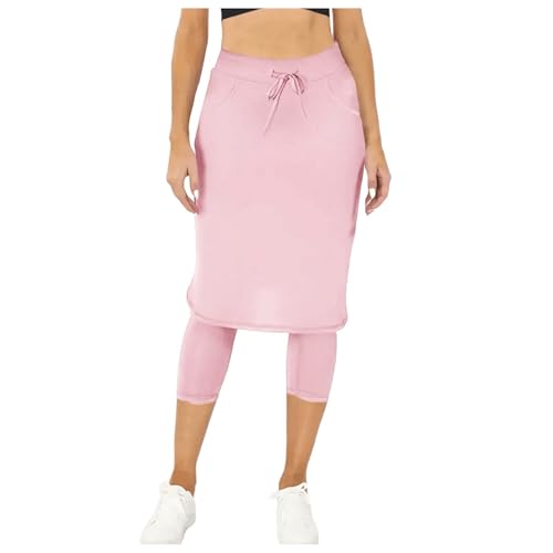 Jupe de tennis avec leggings capri intégrés pour femme idéale activités sportives