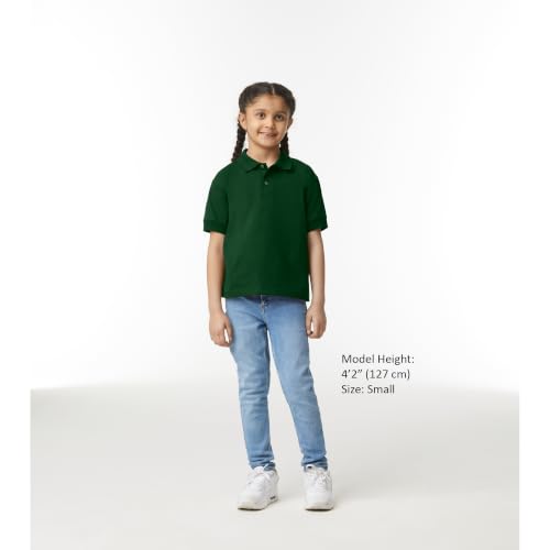 Image of Gildan Kids' DryBlend Short Sleeve Polo, Style G8800b, 3-Pack