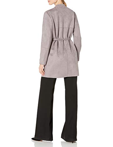 Veste grande taille grise Nine West col montant pour sublimer la taille - 2