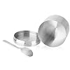 Rvs Sugar Bowl Kitchen Spice Container Salt Jar Creature Box met Deksel Lepel Keuken Seizoensgebieden Opslag