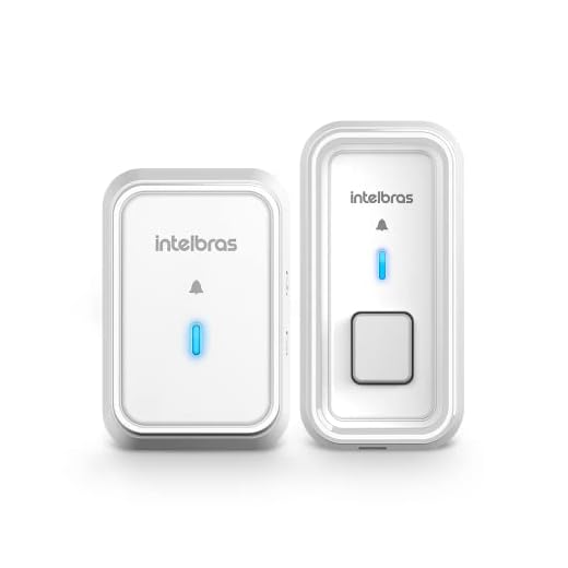 Campainha Sem Fio com Bateria Intelbras CIB 101 Branco