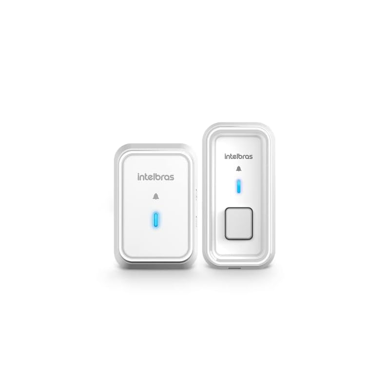 Campainha Sem Fio com Bateria Intelbras CIB 101 Branco 5 31YY qR4jrL. SS800