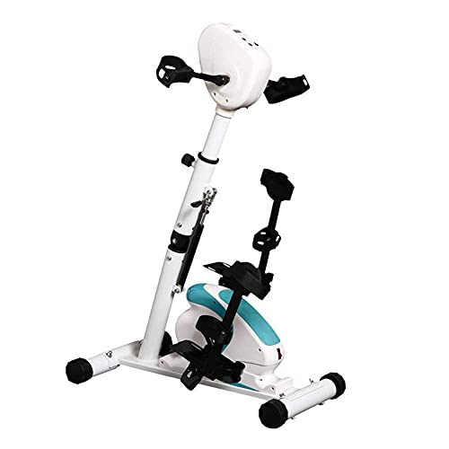 Image of Standing Table Desk Bike Pedal Exerciser Leg /Arm Physical Therapy Rehabilitation Training Bike Machine (Color : B) (B)