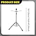 Amagogo Bongos Stand Stable Tripod Accessories Portable Adjustable Height Bracket for Live, Performance, Show, Music Concert , 25 tubes