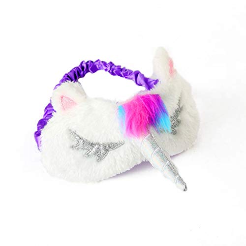 Image of Jenna Eye Mask For Dark Circles, Cooling Eyes, Pain Relief, Redness, Eye Cooling Gel Pad Stretchable For Eye Relaxing, Sleeping Mask (Unicorn Purple)