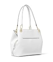 Michael Kors Kensington Large Shoulder Bag Tote Bag, Gold-Tone Hardware/Optic White — image 4