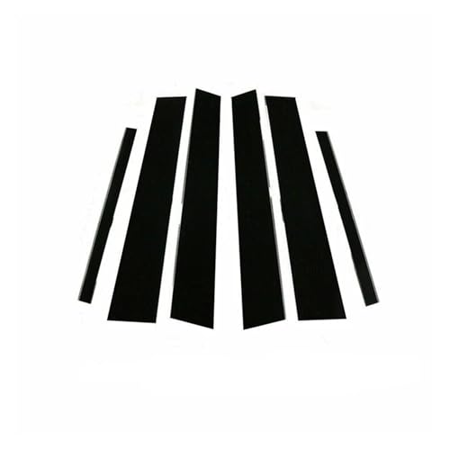 Molduras de puerta negro brillante para BMW Serie 5 E60 2003-2010, adhesivos de pilares estables