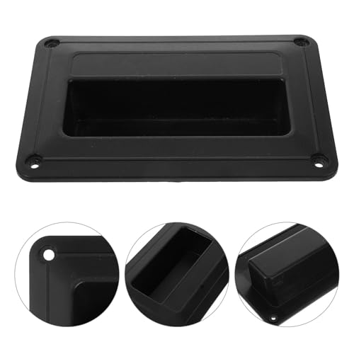 Osaladi V408WSU0904RFQ296V 4 Pcs Speaker Side Handle Speakers Kitchen Cabinet Handles Audio Speaker Accessories Speaker Parts Plastic Audio Speaker Handle Small Recessed Speaker Handle Pocket Small Stereo F2 thumb #5