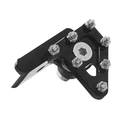 Amplificador Freno Pie Accesorios para Cabezal De Freno Plegable para Moto Pedal De Palanca De Freno Trasero De Motocross Cabeza De Pedal De Aleación De Aluminio para Suzuki(Black)