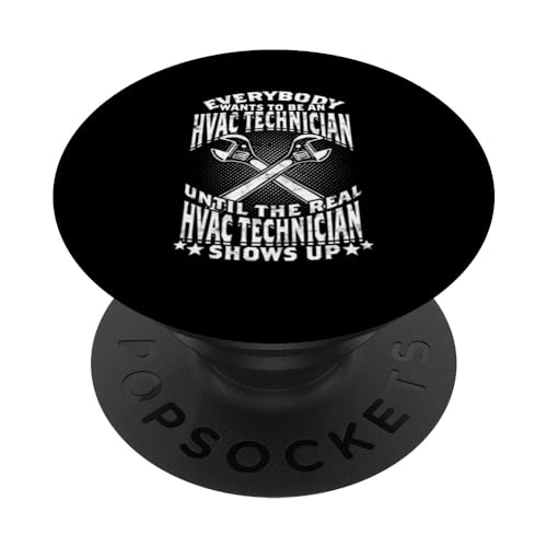 HVAC Mechanic Certified HVAC Tech HVAC Technician PopSockets Standard PopGrip