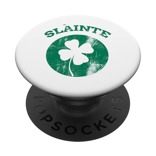 St-Patrick Irlande Trèfle | Slainte irlandaise fière PopSockets PopGrip Adhésif