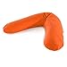 Das Original Theraline Stillkissen | 190 cm | Mikroperlen Füllung | inklusive Bezug Jersey rot/orange