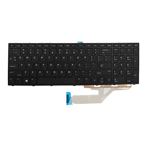 Clavier AZERTY de remplacement US Anglais avec cadre pour ordinateur portable - 7