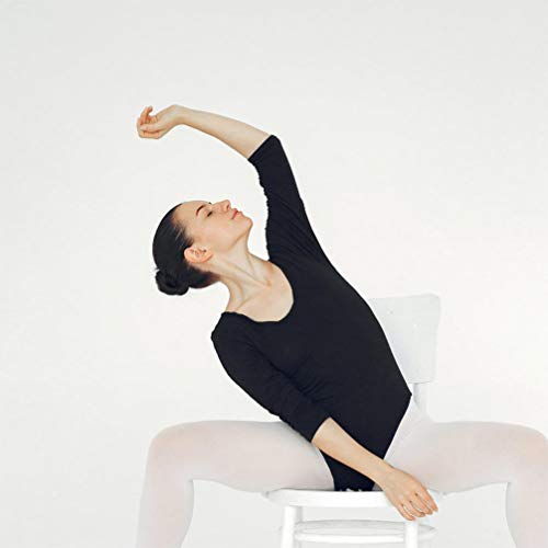 BESPORTBLE Sooslick Body feminino de manga comprida collant de dança treinamento de balé de ginástic