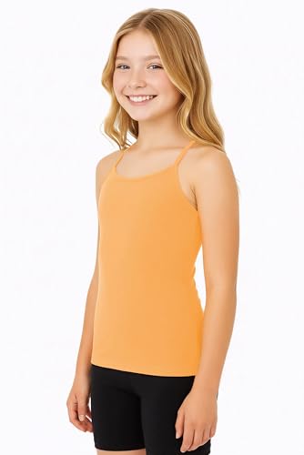 Image of Kurve Girl's Sleeveless Tank Top - Stretch Undershirts Cami Camisole, UV Protective Fabric, Rated UPF 50+ (Made in USA)