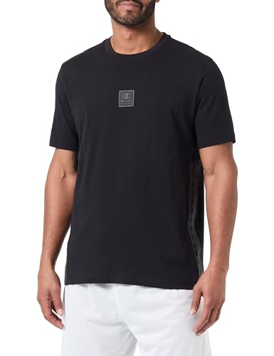 Legacy Athleisure-Tape Crewneck T-Shirt Nero L Uomo