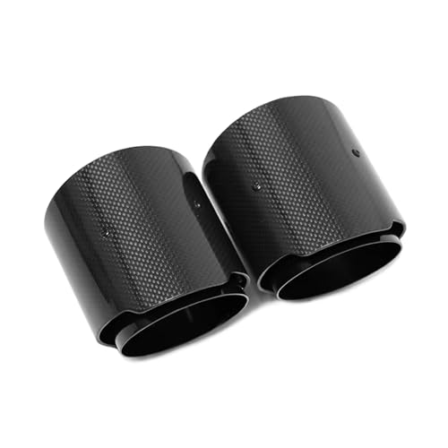 Embout échappement voiture look sport sur route en BMW G20 G26 carbone 2 pièces
