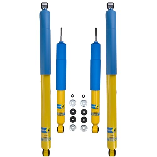 Bilstein 4600 Series 24-185981 24-186674 Set of Front & Rear Monotube Shocks fits 2005-2016 F250 F350 Super Duty 4WD - Fade Free Performance