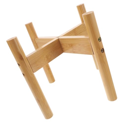 POPETPOP Puesto De Flores Soporte Para Plantas Elevadores De Plantas Para Macetas Interiores Soporte Para Maceta Soporte De Jardinera Jardineras Para Plantas De Interior Beige Madera