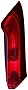 DEPO 317-19A2L-AS Tail Lamp Assembly (Honda Cr-V Upper)