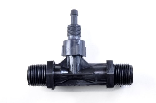 Pvdf Venturi Injector 1/2” Inch Gas-Liquid Mixing Venturi Injection for Ozone Generator, Ozone Resistance, Venturi for Pool and spa generators