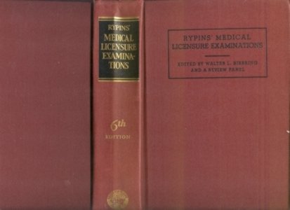 Rypins' Medical Licensure Examinations B000QAHD40 Book Cover