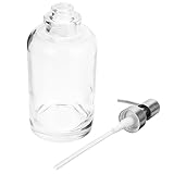 SWOOMEY Klarer Seifenspender Edelstahlpumpe Transparent Für Handseife Lotion Und...