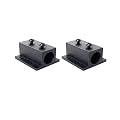 Black all -aluminum waterworking seat Lidar set heat sink bracket Laser fixed bracket for 12mm laser module?1.18?×0.7?×1.38?? (2pack)