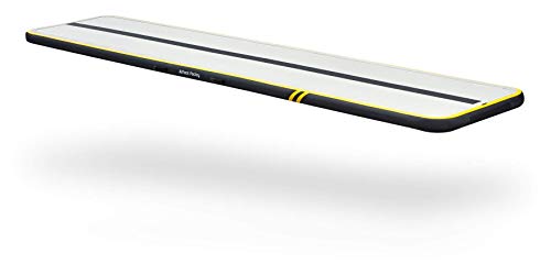 AirTrack Factory AirFloor 5 x 1 Spark - Colchoneta hinchable para gimnasia, con bomba de pie Cover