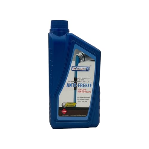 Image of Blue Antifreeze Coolant Concentrate HOAT Ethylene Glycol ASTM D3306 BS 6580 1L