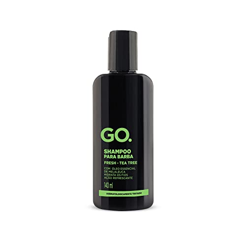 GO Shampoo para Barba Tea Tree 140ml, GOCQO
