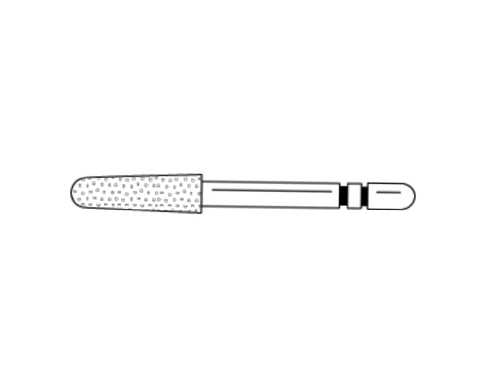 Premier Dental 2015501 Two Striper FG #790.8F Round End Taper Fine Grit Diamond Burs 5/Pk