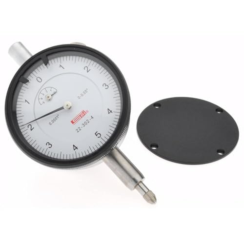 SPI 22-302-4 Deluxe AGD2 Dial Drop Indicator with Revolution Counter: 0-5-0 Reading, 0 to 0.05