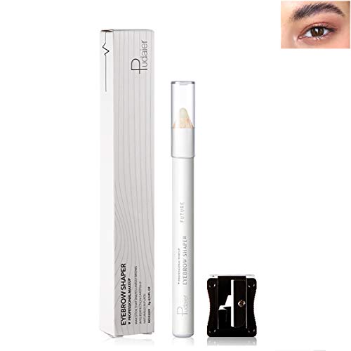 3pcs Brow Shaping Clear Wax Pencil with Sharpener box package