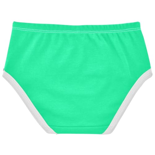 Joisal Cotton Toddler Girls Underwear Spring Green Little Girl Panties Florals Briefs Kids Undies 2t2