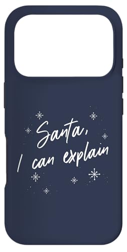 �T���^�AI CAN EXPLAIN Funny Christmas Meme �X�}�z�P�[�X iPhone 17 Pro �p