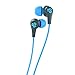 JLab JBuds Pro Bluetooth Wireless Signature Earbuds, Titanium 10mm Drivers, 10-Hour Battery Life, Music Controls, Noise Isolation, Bluetooth 4.1 Extra Gel Tips and Cush Fins, Graphite/Blue