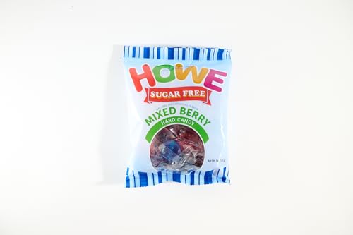 Howe Sugar Free Mixed Berries, Hard Candy 5 oz Bag