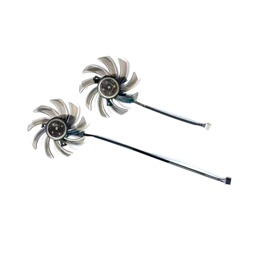 KWVBSDJGU Suitable Compatible for Gainward Geforce RTX 2060 2060S 2070 Super Ghost Graphics Card Radiator 85mm GA91S2U FDC10H12S9-C RTX2070 GPU Fan(2fan)