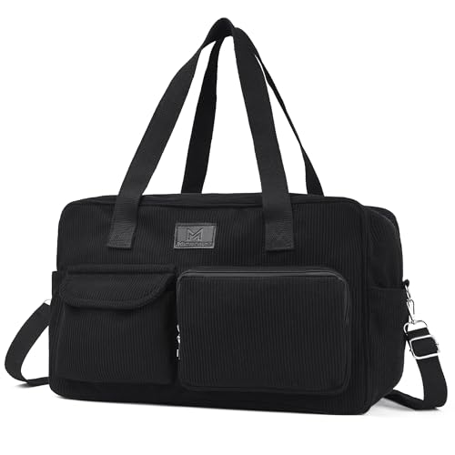 Sac de gym de naissance Micmores en velours noir pour la maternité et le fitness