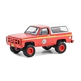 Greenlight 1/64 1984 Chevrolet M1009, Alaska State Fire Marshal, Fire Truck, Die-cast Metal, Highly Detailed, 2.875 inches