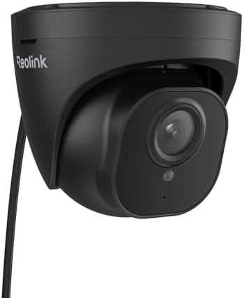 Reolink 5MP PoE IP Kamera Outdoor mit Personen-/Autoerkennung, RLC-520A-B | PoE Überwachungskamera Aussen mit Zeitraffer, 30m IR Nachtsicht, IP67 Wasserfest, microSD Kartensteckpla