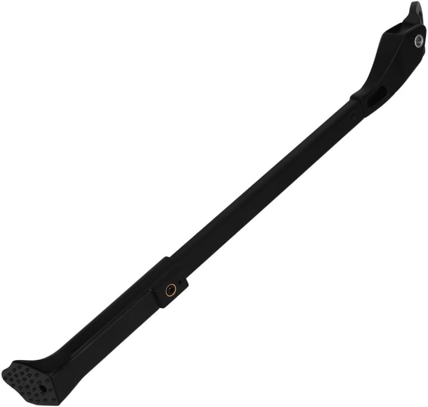 Aluminum Bike Kickstand – Rear Mount Support Stand for 22-29 Inch & 700C Tires, Thru-Axle Compatible for Road & Mountain Bikes, Non-Slip Foot Cover