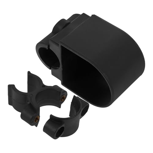 LRXIYODE 高齢者用 軽量車椅子杖ホルダー 簡単取付 安定耐久 プラスチック製 杖固定ラック 車椅子用 携帯便利