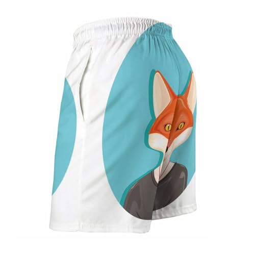 Shorts de bain homme renard séchage rapide en taille S