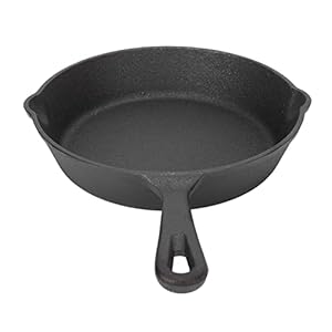 Gietijzeren pan, voorgekruide gietijzeren mini gietijzeren koekenpan Oven veilig om te koken voor bakken voor serveren(10cm/3.9in)