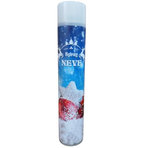 COSE DA CASA Spray de nieve para decoración de árbol de Navidad, ventanas, puertas y ventanas,...