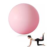 Pelota de Pilates y Yoga Macaron Rosa, ideal para ejercicios de fitness y estabilidad, ideal para entrenar en casa, la oficina o el gimnasio.