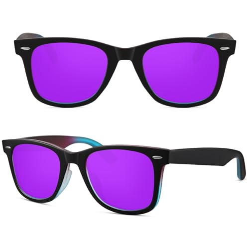 Image of MEETSUN Polarized Sunglasses for Women Men Classic Retro Square Frame Driving Sun Glasses UV Protection